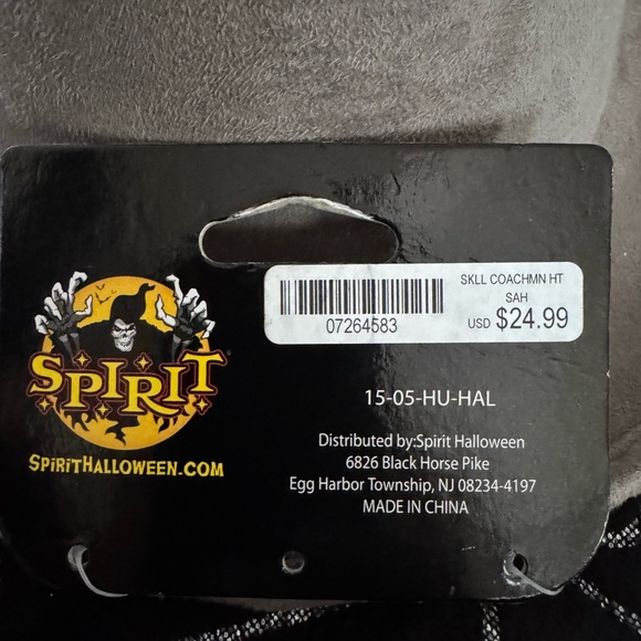 Spirit Skull Top Hat Gray - Picture 4 of 9